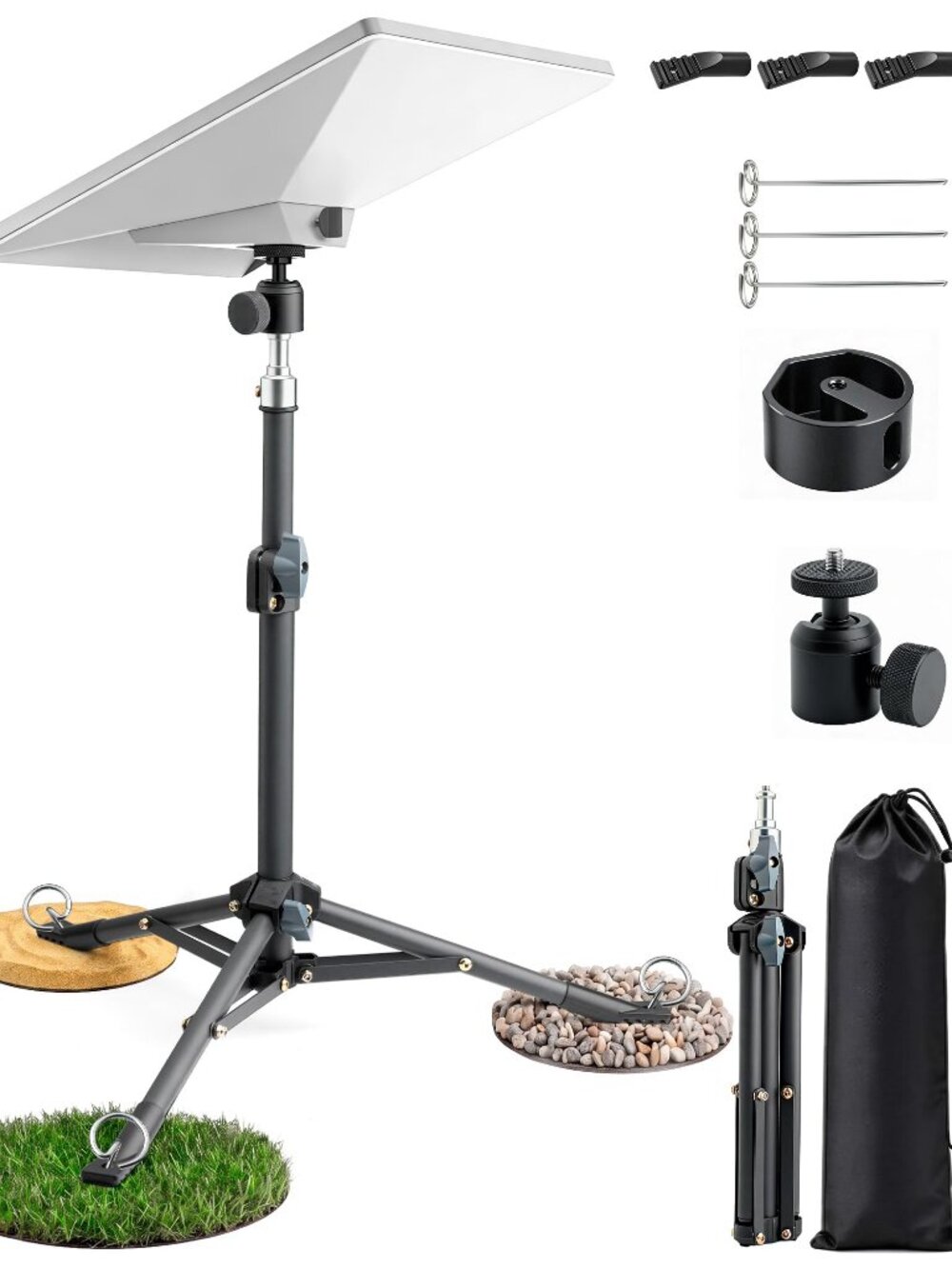 NEW Starlink Mini Tripod Mount Kit with Adapter 360 16-27 inch Height Stand for